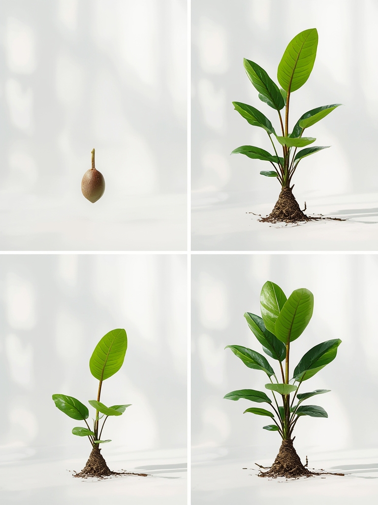 Rubber Plant Growth Timeline